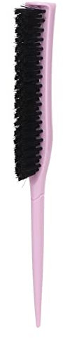 ANKROYU Spazzola da Cotonatura, Portatile Tre File di Spazzola per Capelli Morbidi Spazzola in Nylon Pettine per Lo Styling di Bellezza Aumenta Il Volume dei Capelli Spazzola(B)