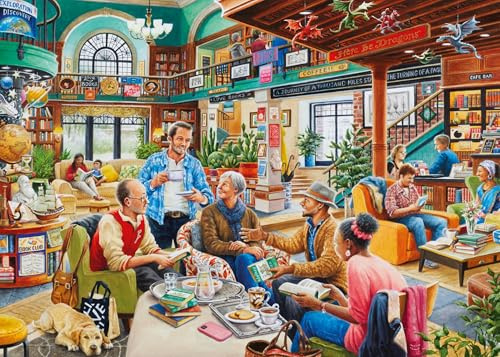Ravensburger Turn the Page Bookclub 1000 Piece Jigsaw Puzzles for Adults and Kids Age 12 Years Up