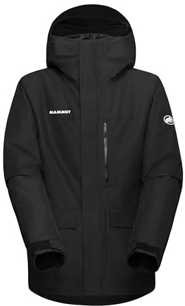 Mammut Herren Fall Line Thermo Hooded Mens Hardshell Insulated Jackets, Schwarz, M EU