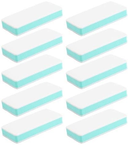 Foam Sanding Blocks, 10pcs Double Sided Sanding Sponge 1000 5000 Grit Multifunctional Reusable Hand Sander for Watch Strap Nail Polishing, Lightweight and Compact Sanding Blocks