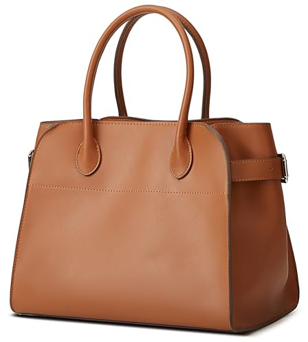 Große Tragetasche aus veganem Leder für Damen, Retro-Stil, Tragegriff oben, trendige Arbeitstasche aus PU-Leder