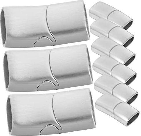 BATHVEVE 10 St Magnetspänne Armbandsklämmor Hållbara Magnetiska Spännen Magnetiskt Gör-Det-Själv-Spänne Magnetsmycksspänne Halsbandskoppling Magnetiska Spännekopplingar Armbandsstängning
