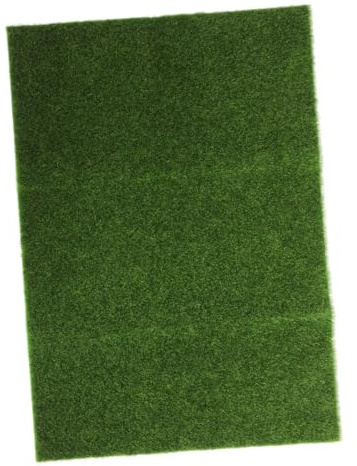 Abaodam Tappeto Erboso Sintetico Erba Finta da Giardino per Balcone e Patio Tappeto Erboso Verde per Modellismo e Decorazioni Interne Ed Esterne Erba Sintetica Realistica