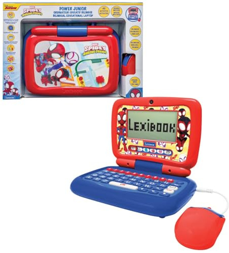 Lexibook, Spidey Ordinateur Éducatif Enfant, JC398SPi1LXB