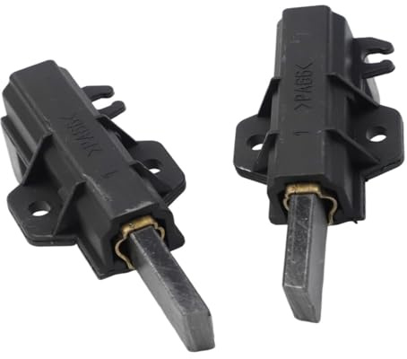 2 escobillas de carbón for motor de lavadora compatibles con Samsung WF80F5E2W4X WW80J5555DW WW80J5555FX 8 kg 1400 rpm, repuestos de carbón metálico