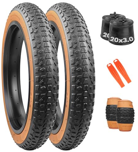 MEGHNA 16/20/26X3.0 Zoll E-Bike Reifen Fahrradmäntel kompatibel 76-305/76-406/76-559 MTB/Fat Tires/Snow&Electric Bike