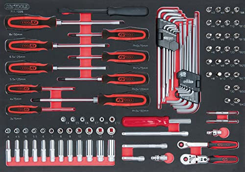 KS Tools SCS 1/4' Steckschlüssel-Satz, 95-tlg. in 1/1 Systemeinlage