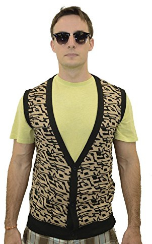 thecostumebase Save Ferris Bueller Vest Day Off Costume Matthew Broderick Sweater (XL)