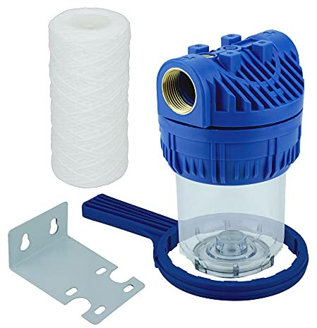 Filter für Hauswasserwerke & Gartenpumpen mit Feinfilter, Anschluss 1