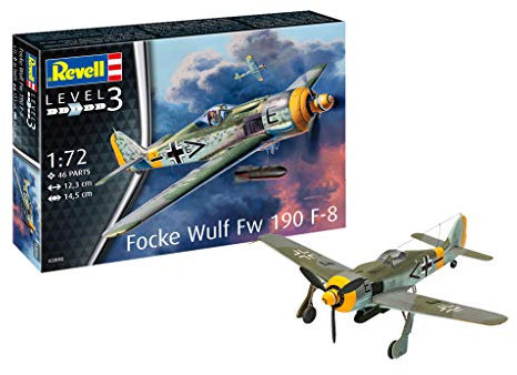 Revell- Focke Wulf Fw190 F-8 Modellino da Costruire, Multicolore, 03898