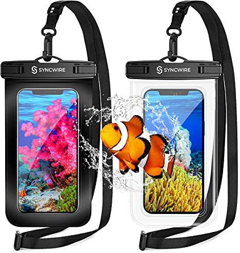 Syncwire wasserdichte Schutzhülle für Smartphone [2 Stück] wasserdichte Tasche IPX8 Touch Sensitiv für iPhone 13 Pro Max, 12, 11 Pro, XS Max, XR, XS, X,7 8, Samsung S21/S20/S10, Huawei P30 Pro – 7