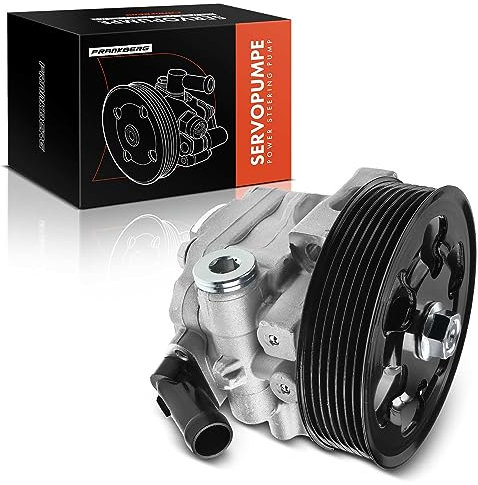 Frankberg Power Steering Pump Steering System Hydraulic Pump Compatible with Accord VII CL CM CN 2.2L 2004-2008 CR-V II RD 2.2L 2005-2006 FR-V BE 2.2L 2005-2009 Diesel Replace# 56110RJLG01