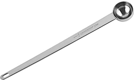 MagiDeal Kaffeelöffel Messlöffel Edelstahl Langer Griff Teelöffel Tee Milch Küchenhelfer, 10ml