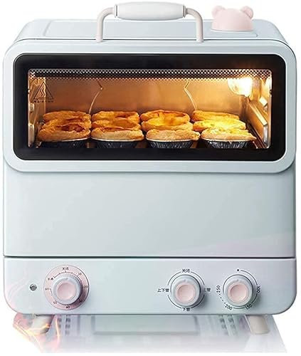 Mini forno a vapore da 20 litri Temperatura regolabile 100-250 ℃ e timer da 60 minuti Forno a vapore domestico multifunzionale Macchina integrata Porta in vetro temperato a doppio strato Illuminazione