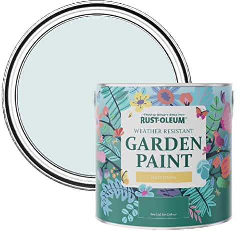 Rust-Oleum Blue Mould-Resistant Garden Paint In Matt Finish - Marcella 2.5L