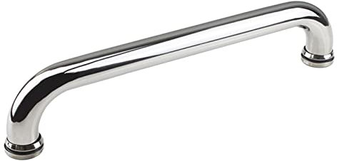 Stangen-Einzel-Duschglas-Türgriff-Zug-Ersatzset mit Unterlegscheiben, Badezimmer-Türknäufe für Türen innen/außen, Duschwand, Waschküchengriffe/600 mm (500 mm)