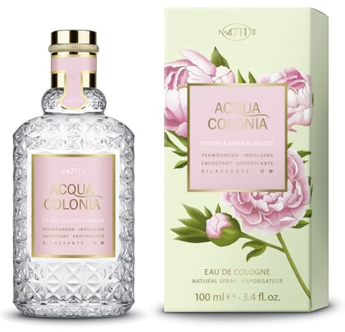 4711 Acqua Colonia® Peony & Sandalwood | Eau de Cologne - verwöhnend - Wellness für die Sinne | 100ml Natural Spray