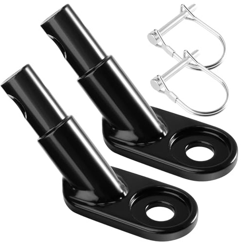 Fonyiunce 2pezzi Attacco per Rimorchio Bicicletta,Gancio per rimorchio per Bicicletta,Rimorchio Bici Bambini,Rimorchio per Bici per Cani,per Bicicletta Accoppiatore Gancio di Traino per Rimorchio Bici