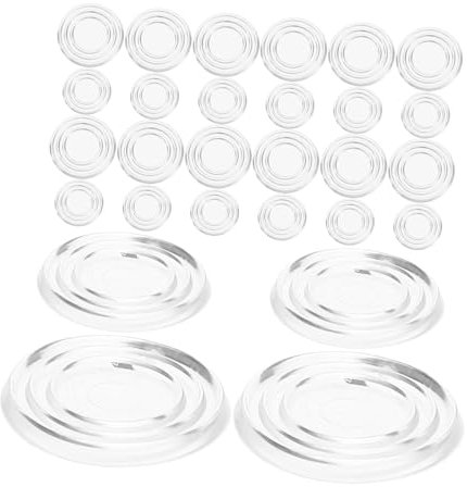 FELTECHELECTR 40stücke Tisch Bumper Pads Möbelpuffer Für Verschiedene Oberflächen Transparent Langlebig Für Glastische Möbel Und