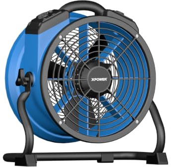 XPower Ventilador axial profesional resistente al calor para entornos con calefacción que no produce calor (X-35AR)