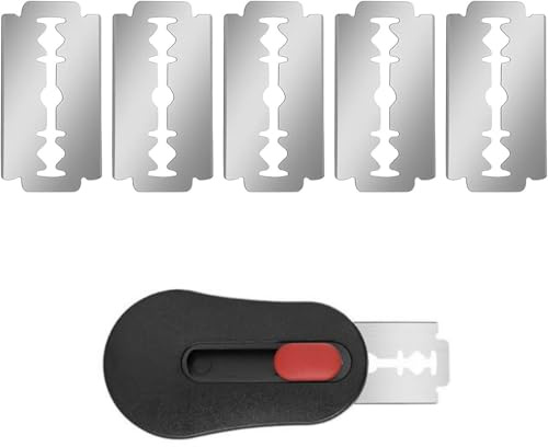 Bäckermesser - Teigmesser | Brot Lame Cutter | Brot Schneide Werkzeug | Baguettemesser 1 Messerset Und 5 Klingen | Teigritzmesser Brot Backen Zubehör Für Brot Und Brötchen