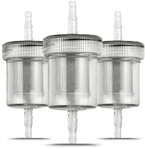 ZAMDOE 4mm Filtro Combustible diésel en línea para Webasto para Eberspacher D2 D4 D5 2KW 5KW 8KW para autocaravanas vehículos recreativos automóviles Camiones autobuses Piezas Repuesto