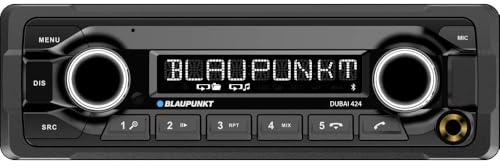 Blaupunkt Dubai 424 | Heavy Duty | 24 V | FM | Bluetooth | 1-DIN Autoradio
