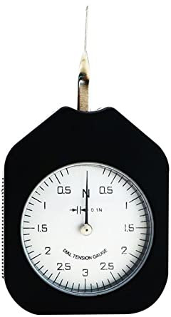 Misuratore di forza digitale Misuratore di tensione del quadrante Misuratore di forza Pressione di tensione portatile a puntatore singolo per laboratori didattici scolastici(5N)