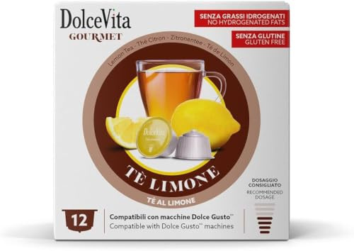 48 capsule TE' AL LIMONE a marchio DOLCE VITA compatibili con NESCAFE' DOLCE GUSTO - TE LIMONE *