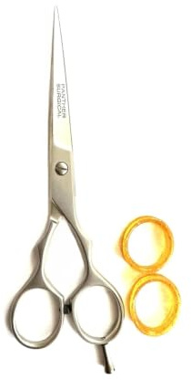 Rostfritt stål 16,5 cm sandfinish professionell och personlig multipale användning hårklippningssalong barberare skarp kant män, kvinnor och vuxen frisör sax