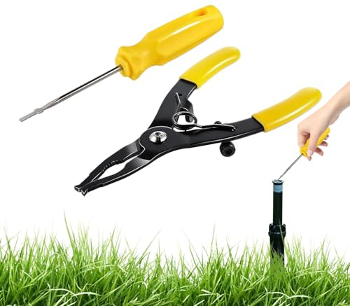 Einstellwerkzeug für Düsen Sprinkler | Schraubendreher Reparatur Anlagen Bewässerung Rasen, Werkzeug mit ergonomischem Griff für begeisterte Gärtner Hausbesitzer