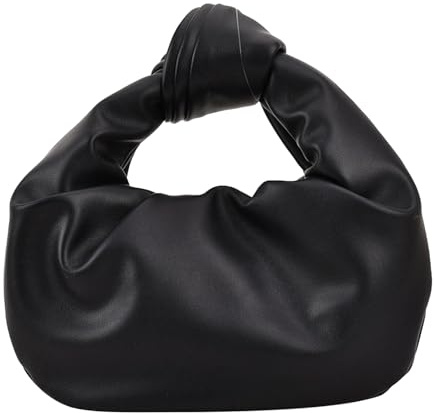Tote Bag – Modische Handtaschen für Damen, geknotete gewebte, Geldbörse, PU-Leder, Schultertasche für Büro, Freizeit, Reisen, Retro-Stil, elegantes Accessoire für den Alltag