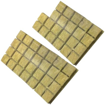COLLBATH 100 pièces Cubes de Culture Hydroponique Plugs de Substrat sans Terre pour Semis et Bouturage Absorbants et Respirants pour Orchidées Tomates et Légumes Intérieur et Balcon