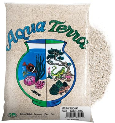 Worldwide Import AWW80075 Aqua Terra Sand, 5 pund, naturlig solbränna