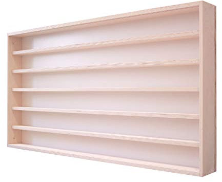 Alsino Sammlervitrine Setzkasten Holzregal V-110.6 Vitrine Spur HO & N, Regal H0 110 cm 6 Fächer