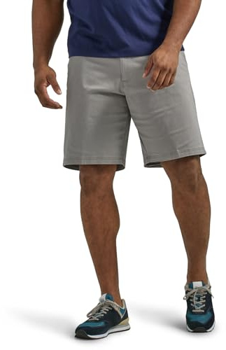 Lee Men's Big & Tall Extreme Motion Flat Front Short
