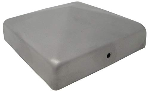 4 x Pfostenkappe Pyramide Edelstahl sandgestrahlt für 90er Pfosten Pyramidenform Abdeckkappe Pfostenabdeckung von SO-TOOLs®