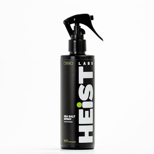 Heist Labs Sea Salt Hair Spray 250ml – Texture & Grip Styling Spray for Natural Matte Finish and Enhanced Volume