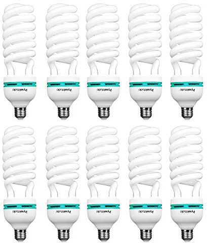 PYXEL 10 x 5500K 50W = 135W 220V Ampoule E27 lumière du Jour pour Photo et Vidéo Studio d'éclairage