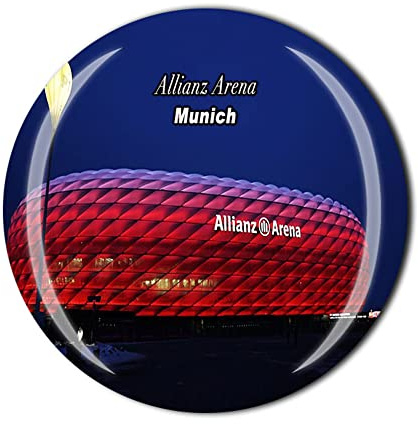 Allianz Arena München Bayern Deutschland Kühlschrankmagnet Kristall Touristen Souvenir Geschenkkollektion Kühlschrank Magnet Aufkleber