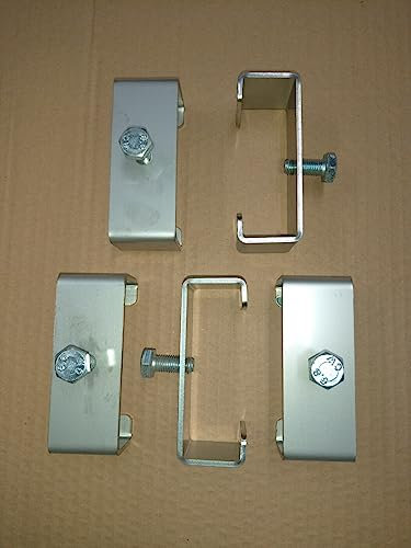 Concrete fence Post Brackets Clamps Rust Resistant for H Section (90mm Post)