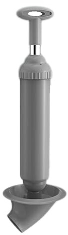 Vacclo High Pressure Plunger Toilet Unblocker – High Pressure Toilet Unblock One Shot - Powerful Air Pump Dredge Tool for Sink, Kitchen, Bathtub, and More - Air Drain Pump Pipe Dredge Tool (Grey)