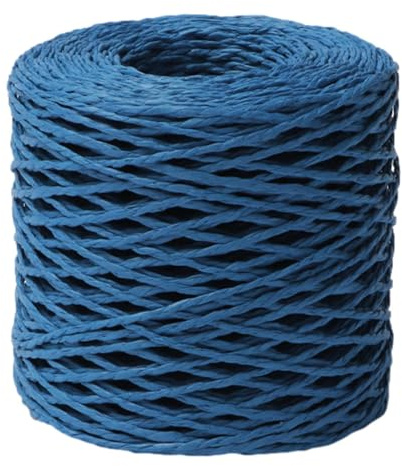 Bastband, Papierbastband, Bastgarn Zum Häkeln, 150m Papierkordel Natürliche Papierdraht Strickdraht Für Hüte, Dekoration, Spielzeug, Strandtasche