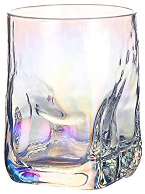Vetro Colorato, Cristallo,E, Bicchieri Di Vetro Del Quartetto Di Roccia, Tazza Di Vino, Tazza Di Vetro 8.4Oz/Colorato/250Ml