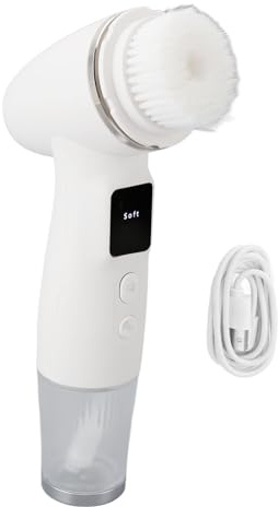 Dispositivo Elettrico per Massaggio con Spazzola per la Pulizia del Viso per Ipx5, Asciugamani in Tessuto
