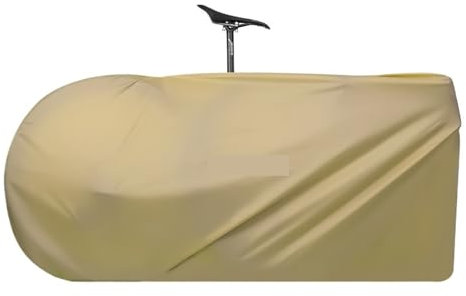 SUBLXPoten Housse Velo Housse de Transport for vélo de Montagne 26-27 Pouces, Sac de Rangement for vélo de Route 700C, Housse de Transport Portable for vélo de Montagne(Khaki)