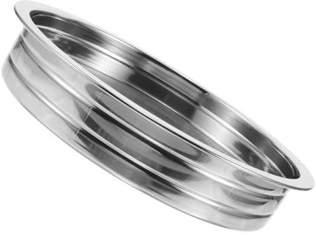 AUTSUPPL Religious Communion Plate Stainless Steel Large Deep Plate Food Pan Multi-Functional Easy to Carry Store