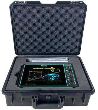 SATO1004 Automotive Oscilloscope Full Touch Screen Oscilloscope 4 Channel Digital Oscilloscope 8 in Tablet Digital Oscilloscope Sampling Rate 1GSa/s Bandwidth 100Mhz (SATO2002 Master Kit)