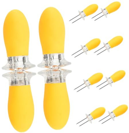 iplusmile 12pezzi Forchette Per Inossidabile Pratiche e Compatte Per Bbq e Picnic Utensili Riusabili Per Facili e