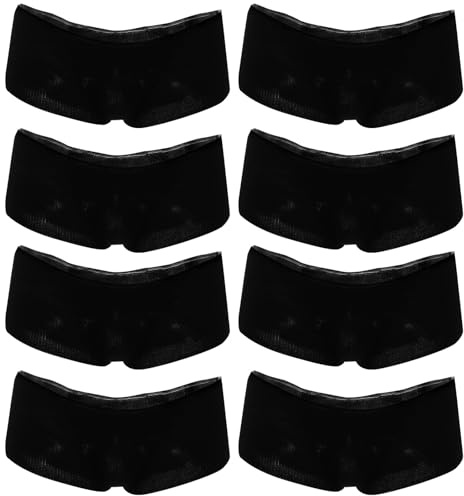 TOYANDONA Mutandine Assorbenti Donna per Incontinenza Breve, Slip Protettivi in Nylon Nero con Assorbimento Acqua e Protezione Perdite, Confezione da 12 Pezzi per Recupero